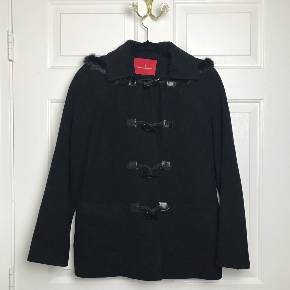 Spring Bamboo Black Coat